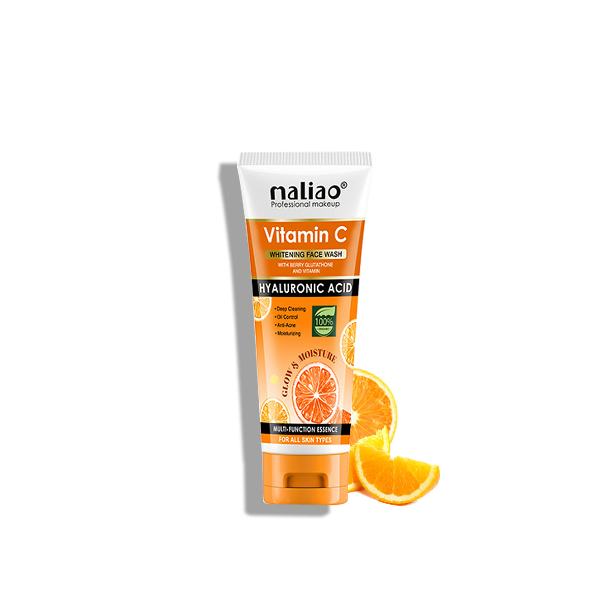 Maliao, Skincare, GentleFormula, Hyperpigmentation, Brightening, HyaluronicAcid, BerryGlutathione, VitaminC, WhiteningFaceWash,